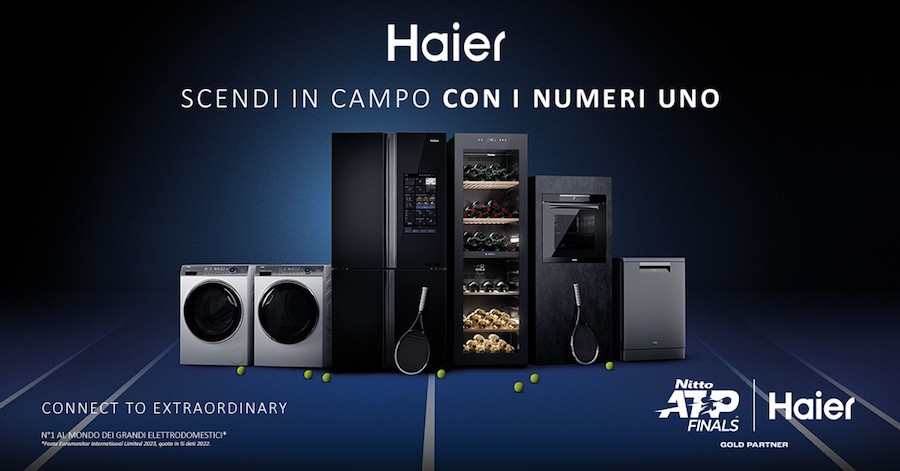Haier è Gold Partner delle Nitto ATP Finals di Torino