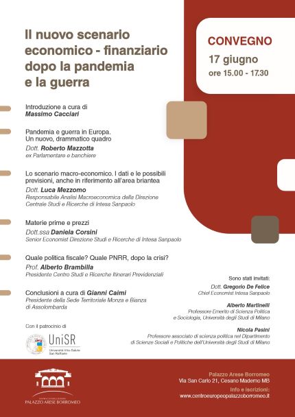 Il nuovo scenario economico finanziario attuale