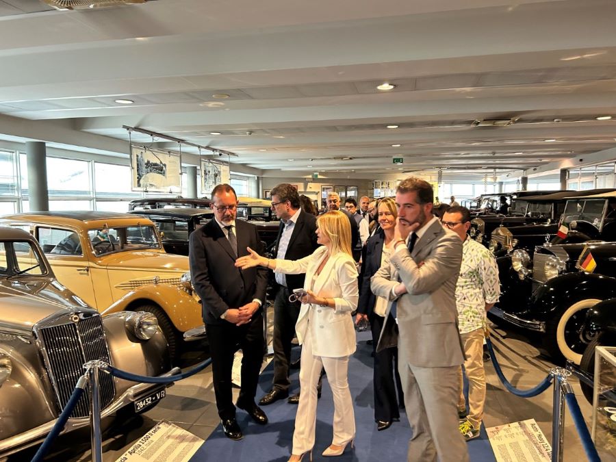 Il Ministro Giancarlo Giorgetti al Museo Nicolis