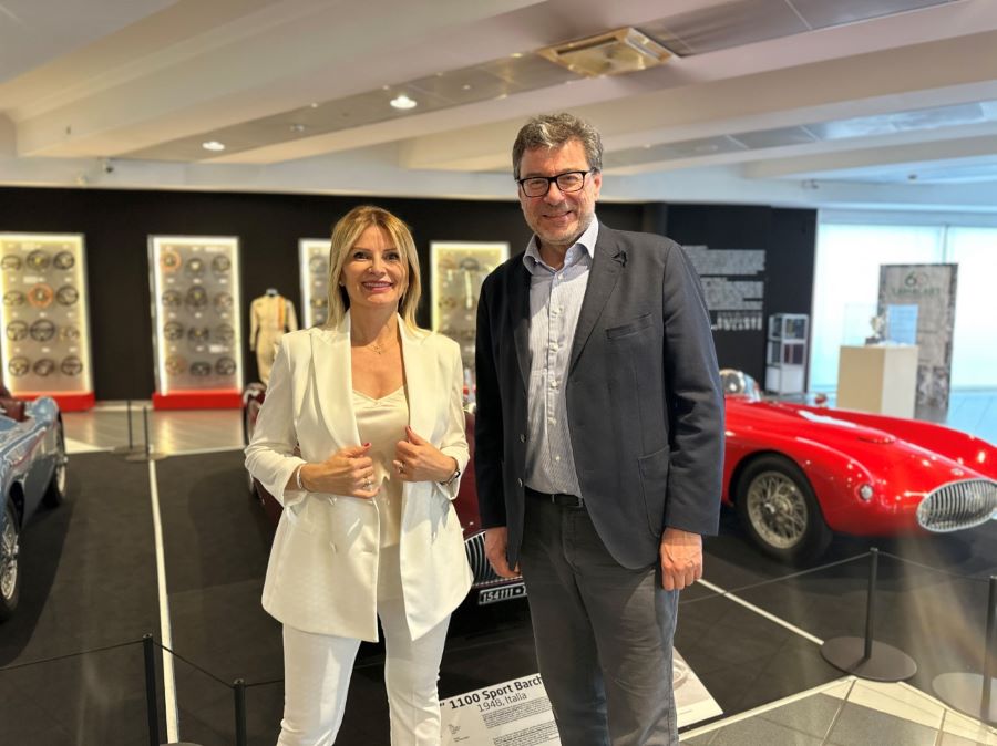 Il Ministro Giancarlo Giorgetti al Museo Nicolis