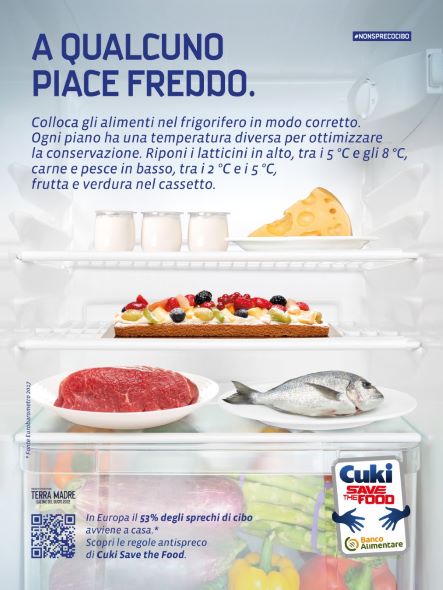 Cuki Save The Food sostiene il libro “La Cucina svuota frigo” edito da Slow Food