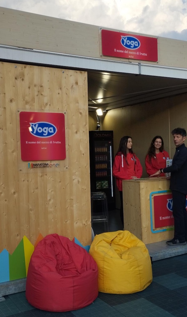 I succhi Yoga sono protagonisti alla Maratona Dles Dolomites 