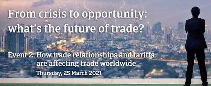 Webinar Atradius: "In che modo le relazioni commerciali e i dazi hanno un impatto sul commercio mondiale"