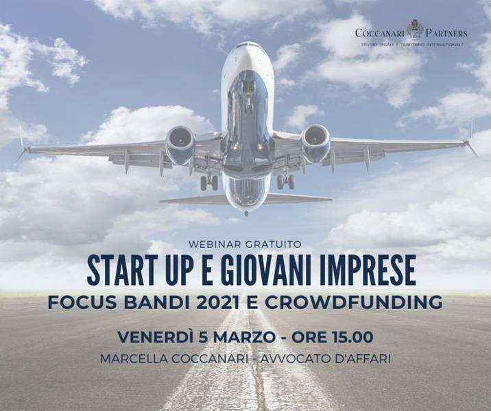 Start up e giovani imprese - Focus bandi 2021 e Crowdfunding