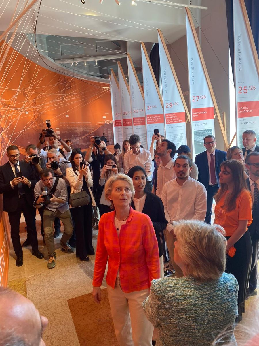 Ursula von der Leyen per la prima volta a Venezia, ospite dell’Università Iuav
