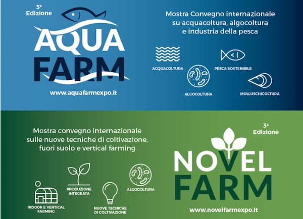 AquaFarm e NovelFarm puntano su un'alimentazione sana e sostenibile