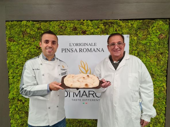 Di Marco dona al Banco Alimentare 100 bancali di Pinsa Romana