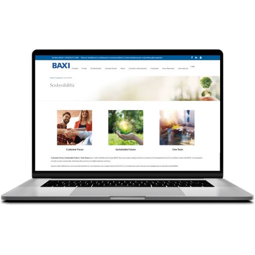 In Baxi la sostenibilità è un principio trasversalmente condiviso