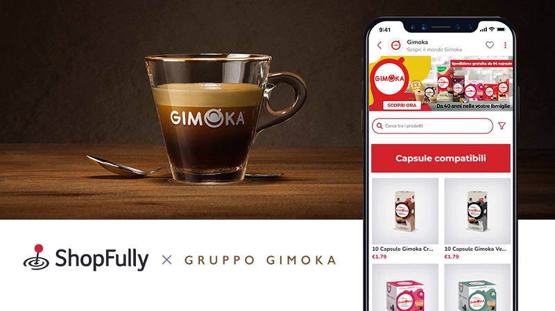 Caffe' Gimoka sceglie la tecnologia di ShopFully per portare traffico di qualità sul sito