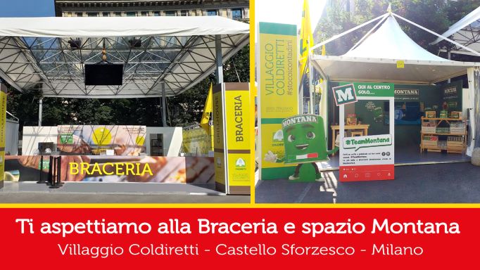 Montana è main sponsor del Villaggio Coldiretti