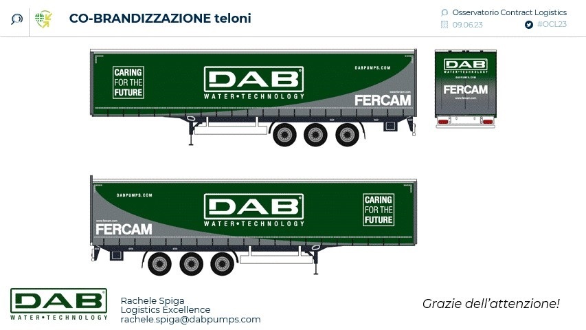 Siglata una partnership per il trasporto green tra Fercam e Dab Pumps