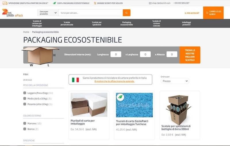 DS Smith fa leva sull’espansione dell’e-commerce in Europa e lancia ePack