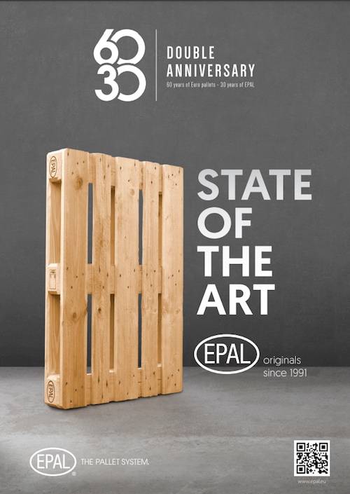 Si celebra un importante doppio anniversario per il pallet in legno: 30 anni di Epal e 60 di Euro Pallet