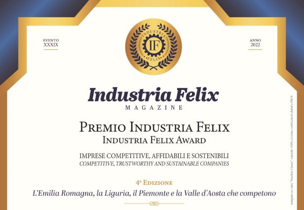 ll premio Industria Felix 2022 è conferito a Fiorani