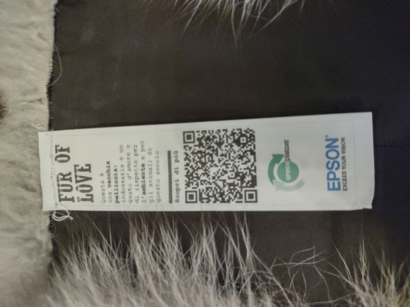 Epson è sponsor del progetto Fur of Love: un’etichetta green per dare nuova vita e significato alle pellicce pre-loved