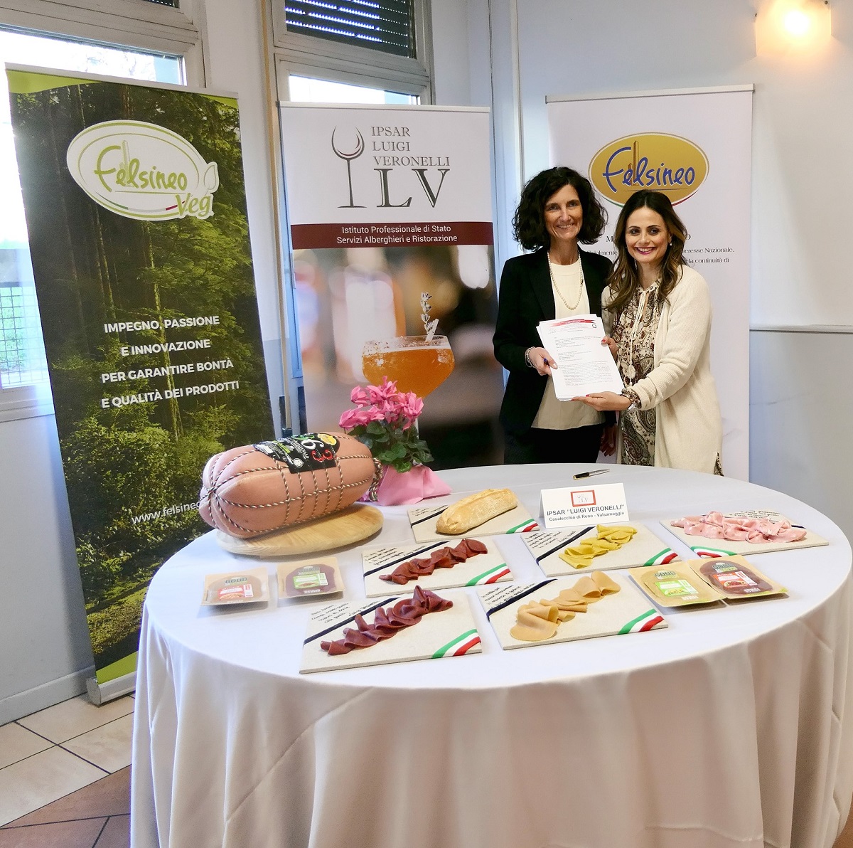 Nuove generazioni, inclusività e sostenibilità: firmato il protocollo d’intesa tra Gruppo Felsineo e Istituto Alberghiero “Veronelli”