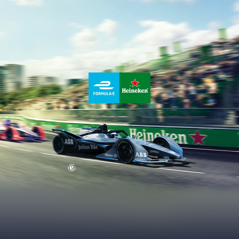 Heineken con Formula E nel circuito urbano della capitale a sostegno della mobilità del futuro