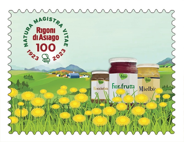 Green Retail  - Un francobollo per il centenario di Rigoni di Asiago 