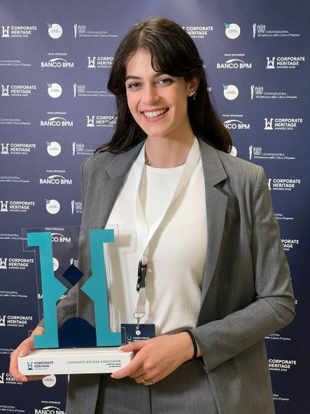 La Molisana, Ginevra Ferro, quinta generazione, premiata ai “Corporate Heritage Awards 2022”