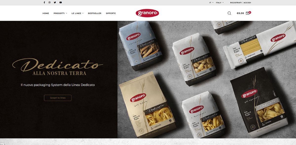 Granoro punta alla vendita internazionale con il nuovo e-commerce