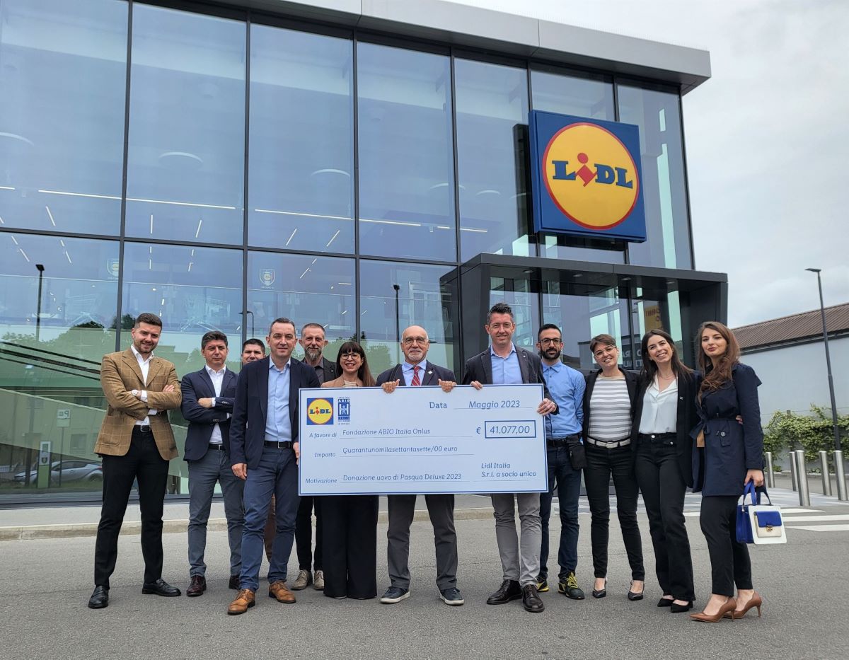 Lidl e Fondazione Abio: oltre 40.000 euro donati grazie all'iniziativa "Uovo solidale Deluxe"