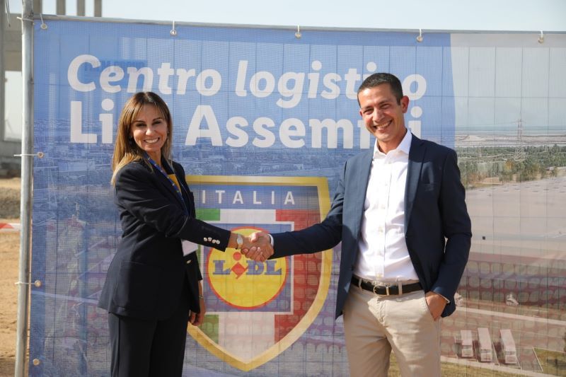 Il nuovo centro logistico di Lidl ad Assemini