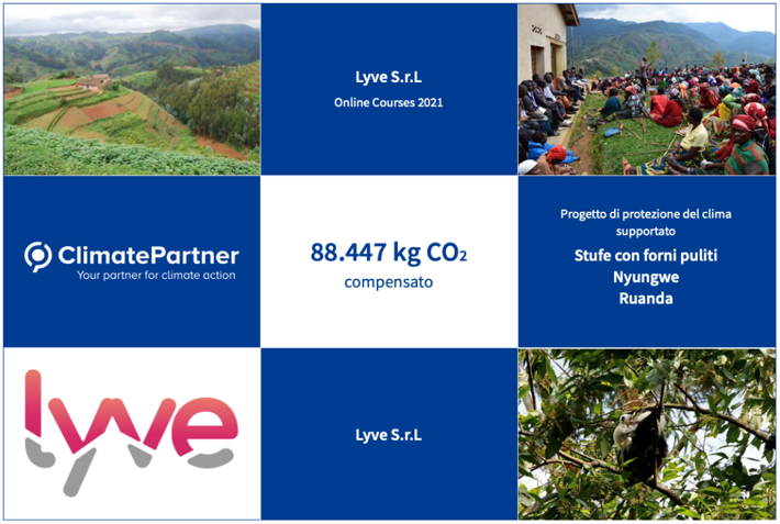 La formazione digitale di Lyve è carbon neutral