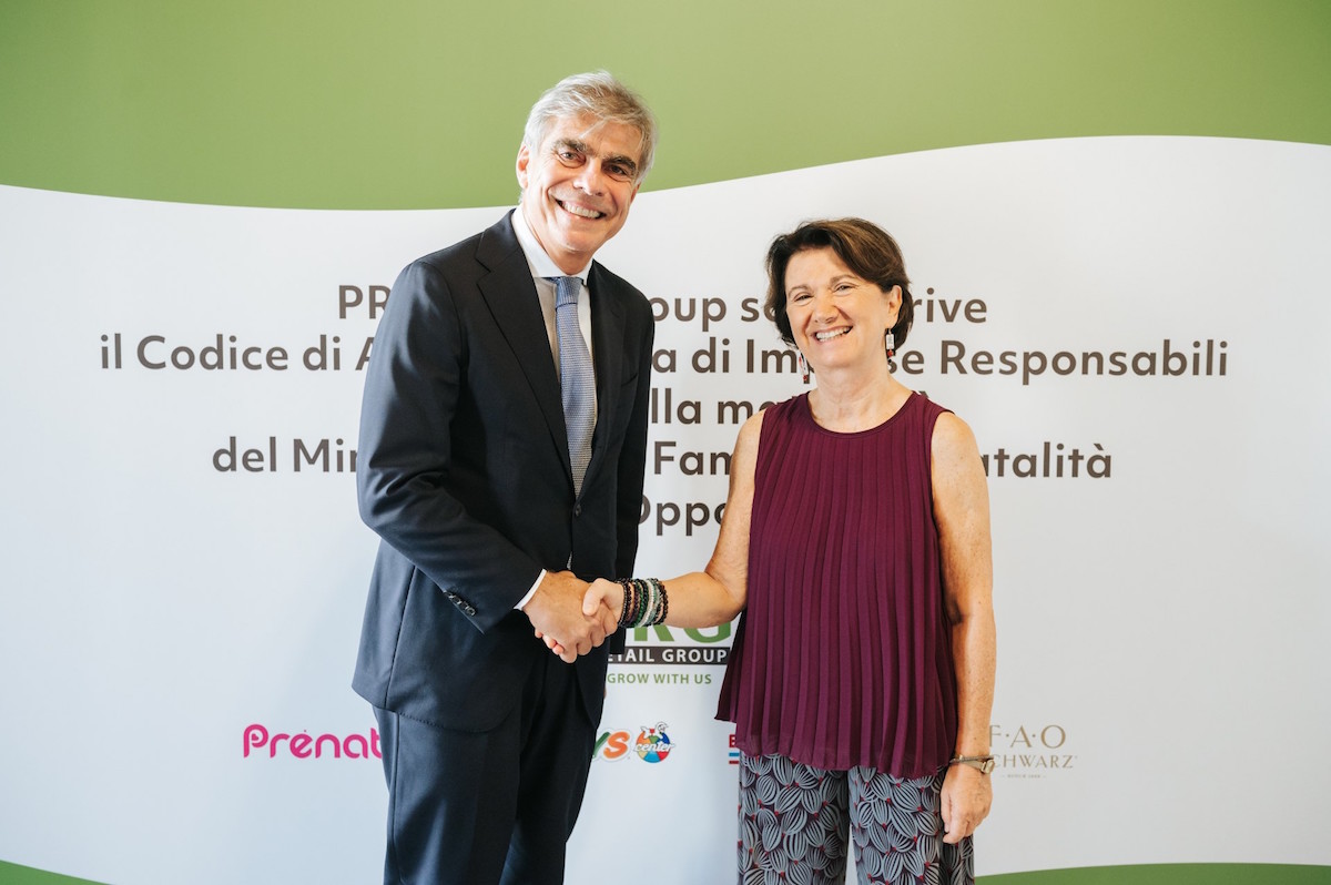 Prg Retail Group sottoscrive il codice di autodisciplina di imprese responsabili in favore della maternità