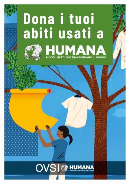 Humana e Ovs: nuova vita agli abiti usati, tra circolarità e impatto sociale