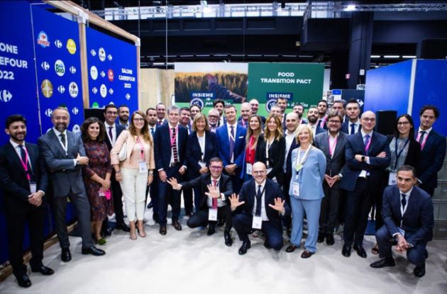 Fiorani firma il Food Transition Pact al Salone Carrefour 2022