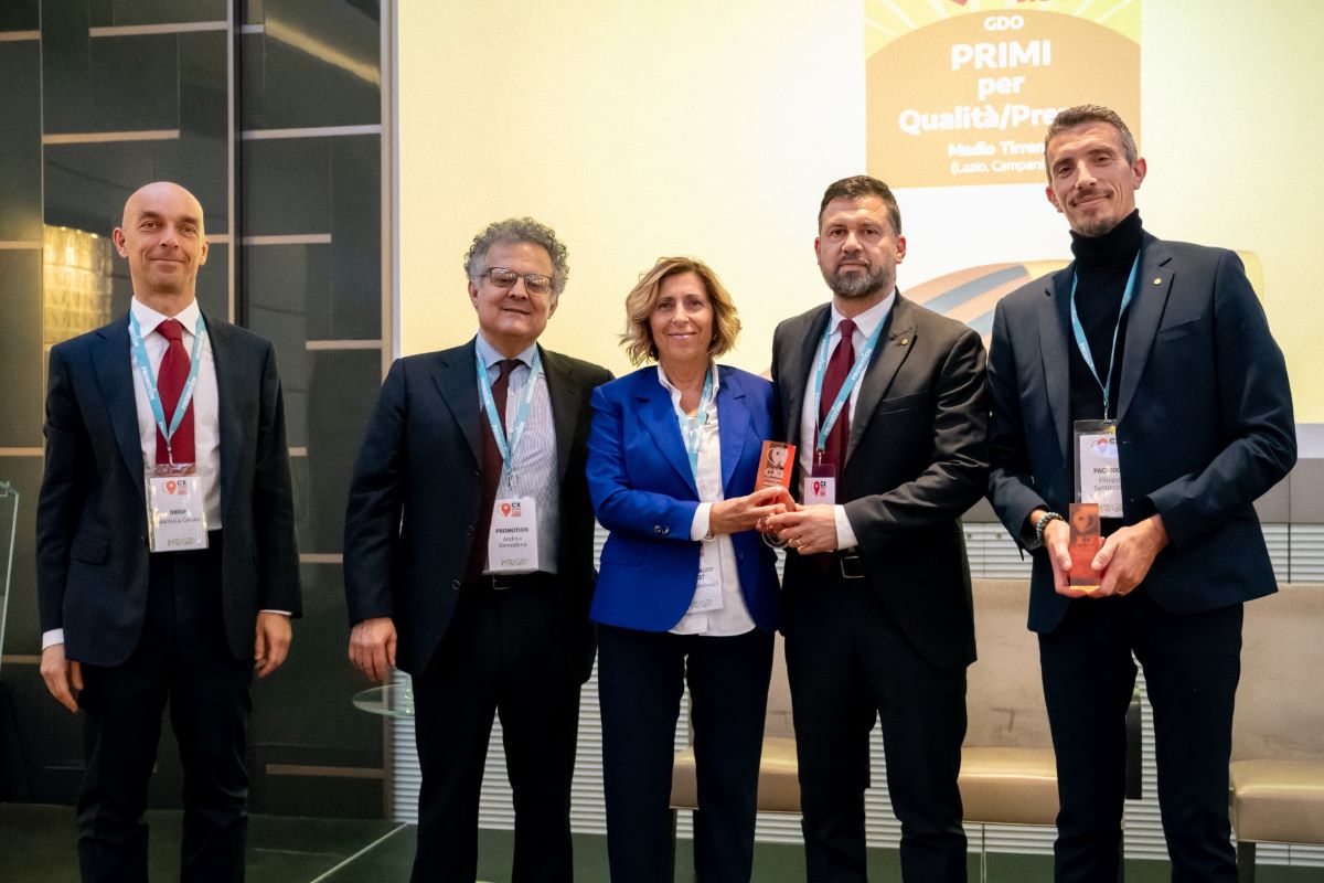 Pac 2000A Conad vince il CX Store Award 2024 per il migliore rapporto qualità/prezzo in Campania e nel Lazio