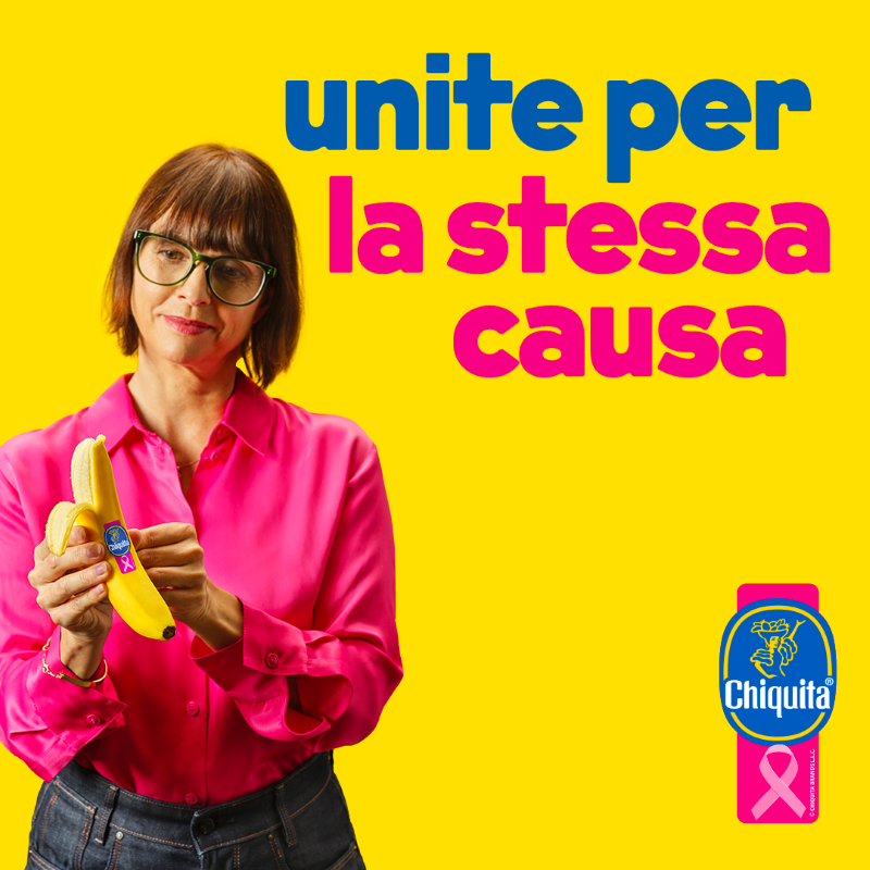 Chiquita: il Bollino Blu si tinge di rosa