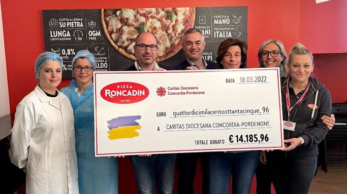 Roncadin, da dipendenti e azienda raccolti 14 mila euro per aiutare il popolo Ucraino
