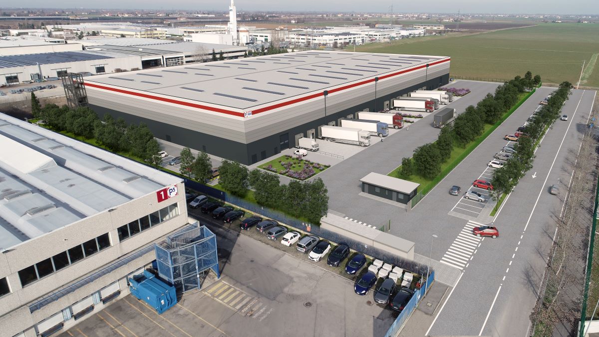 Sono al termine i lavori di costruzione del 3° magazzino P3 Logistic Parks nell'area di Sala Bolognese