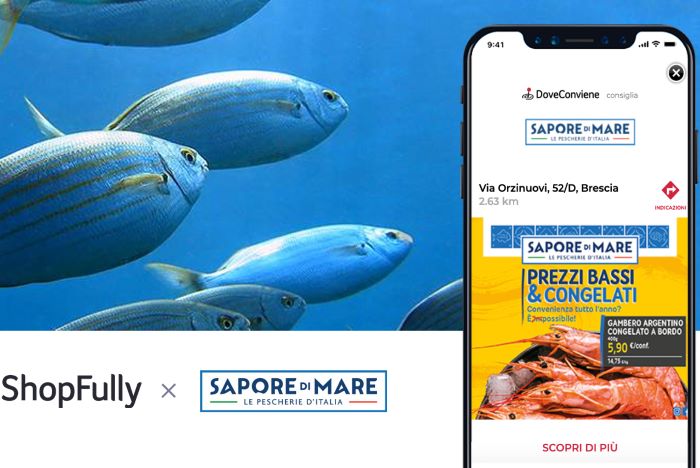 D.I.Mar Sapore di Mare con ShopFully incentiva le visite nei punti vendita attraverso il digitale