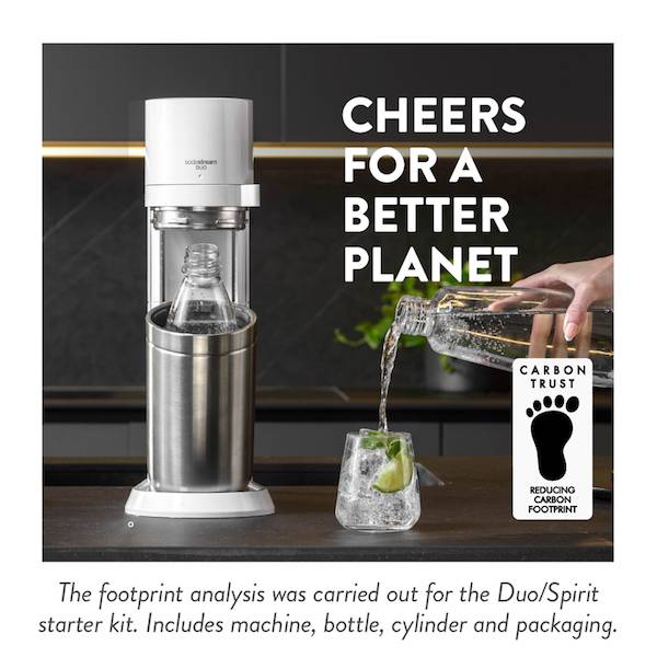 SodaStream riceve la certificazione Global Carbon Footprint