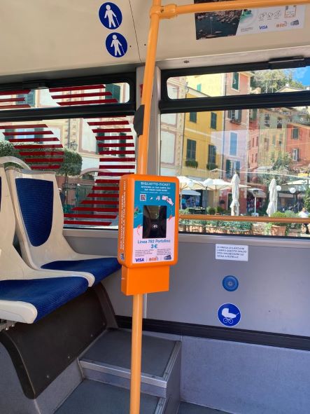 Trasporto pubblico: la sperimentazione dei pagamenti contactless sbarca a Portofino e Santa Margherita Ligure