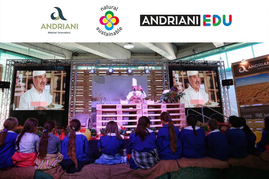Green Retail  - Andriani Educational, un percorso dinamico e innovativo per l’educazione alla sostenibilità alimentare nelle scuole 