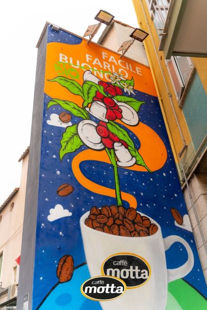 Caffè Motta promuove il progetto Street Art Adv