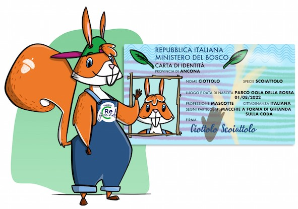 Acqua Frasassi presenta Ciottolo Scoiattolo, la mascotte del suo progetto Re.Friends
