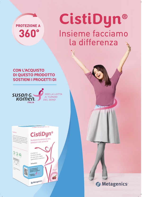 Metagenic promuove la prevenzione del tumore al seno e sostiene Komen Italia
