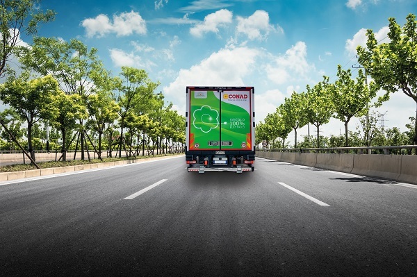 Parte in Conad un progetto logistico in modalità 100% elettrica