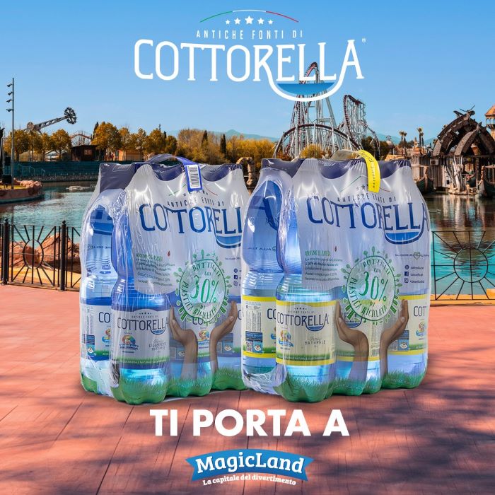Acqua Cottorella e Magicland, insieme per un divertimento eco-responsabile