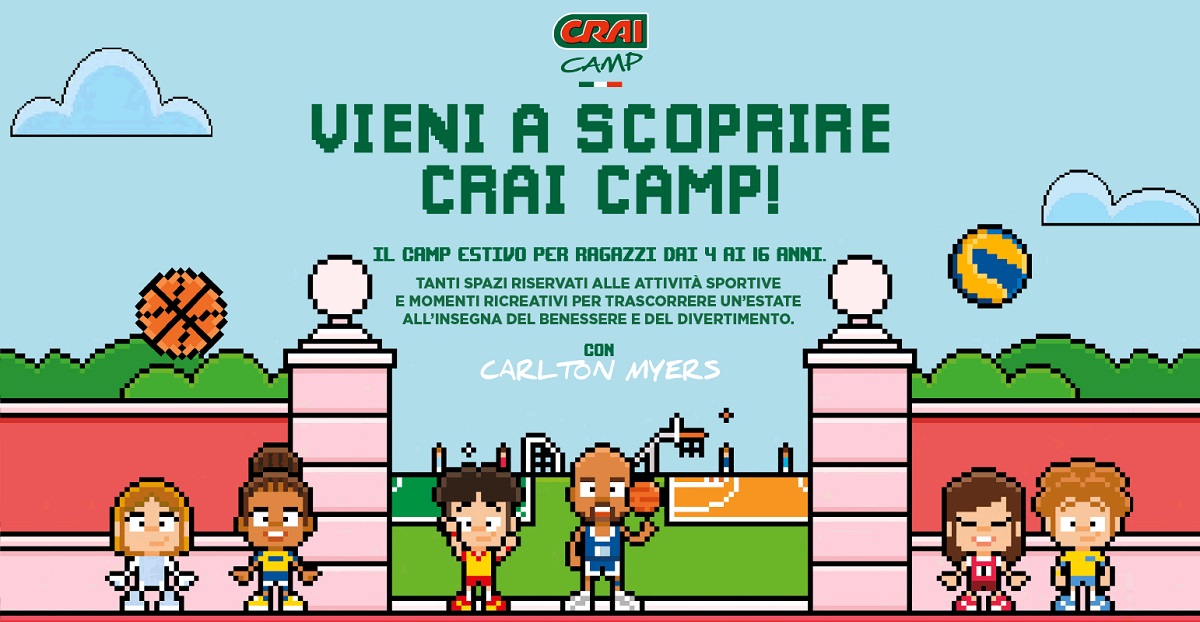 Green Retail  - Crai lancia la seconda edizione dei campi sportivi estivi Crai Camp  