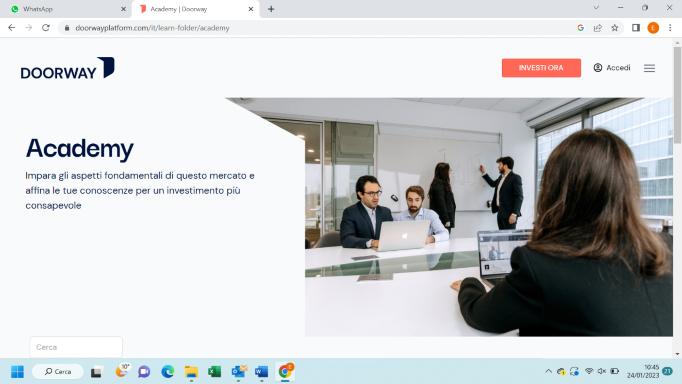 Al via il rebranding di Doorway, la piattaforma online per investire in venture capital
