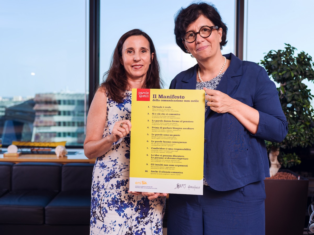 Eni firma il Manifesto della comunicazione non ostile