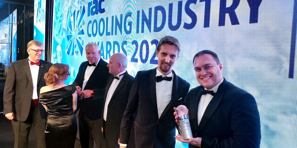 Epta ed Energy Recovery vincono il Refrigeration Innovation of the Year ai RAC Cooling Industry Awards 2023