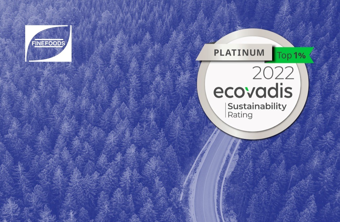 Fine Foods ottiene il Platinum Sustainability Rating 2022 di EcoVadis