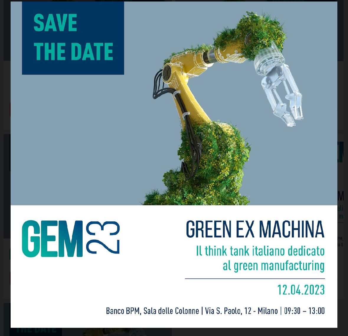 “Green Ex-Machina”, nasce il think tank italiano dedicato al green manufacturing