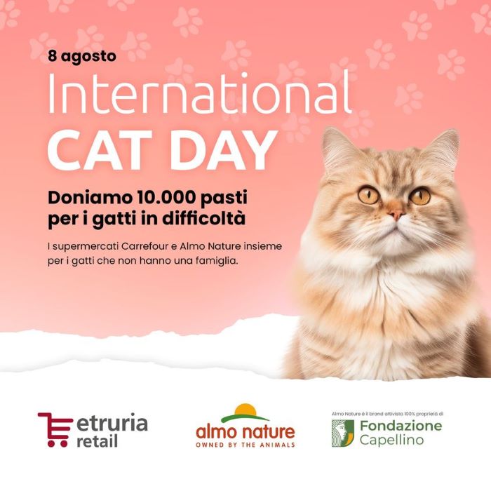 Etruria Retail aiuta i cani e i gatti in difficoltà